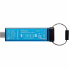 USB флеш накопитель Kingston 128GB IronKey Keypad 200 Type-C Encrypted Blue USB 3.2 (IKKP200C/128GB) - Image 5