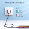 Дата кабель USB-C to Lightning 1.0m US1713A Nickel Plating ABS Shell Black Ugreen (60751) - Image 4