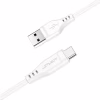 Дата кабель USB 2.0 AM to USB-C 1.2m 3.0A TPE White Acefast (6974316280873) - Image 2