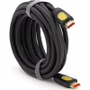Кабель мультимедийный HDMI M to HDMI M 5.0m V2.0 4K UHD black VEGGIEG (YT-HDMI(M)/(M)HA-5/19714) - Image 2