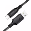 Дата кабель USB 2.0 AM to USB-C 1.2m 3A 60W silicone black Acefast (6974316284178) - Image 2