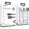 Дата кабель USB 2.0 AM to USB-C 1.2m 3A 60W silicone black Acefast (6974316284178) - Image 4