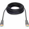 Кабель мультимедійний HDMI M to HDMI M 30m 4K AOC hybrid-fiber black Digitus (AK-330125-300-S) - Image 2