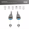 Кабель мультимедійний HDMI M to HDMI M 30m 4K AOC hybrid-fiber black Digitus (AK-330125-300-S) - Image 3