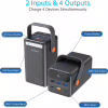 Батарея универсальная Choetech 50000mAh, PD/3.0/65W, QC/3.0/18W, USB-C, 3*USB-A, mirco USB, LED Light (B664-CCBE) - Image 4