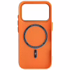 Чохол до мобільного телефона Armorstandart LikeCarbon2 MagCase Apple iPhone 17 Pro Kevlar Orange (ARM88556) - Image 2