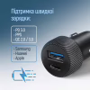 Зарядное устройство ColorWay USB-C PD35W + USB QC3.0 car adapter (CW-CHA064PD-BK) - Image 9