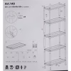 Стеллаж Toomax 5 полок cm. 100x40x180h black (5142) - Image 5