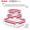 Харчовий контейнер Tefal Master Seal, Набір 3шт, жаростійке скло, прозорий (N1050910) - Image 3