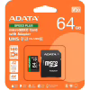 Карта пам'яті ADATA 64GB microSD class 10 UHS-I U3 V30 A2 Speed Plus (UD64GUI3V30A2SP-RA1) - Image 3