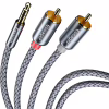 Кабель мультимедійний 3.5mm M to 2xRCA M 1.0m Essager (EYPZJ-MY0H) - Image 3
