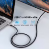 Кабель мультимедийный USB-C to HDMI M 2.0m V2.0 4K 60Hz black Vention (CRBBH) - Image 5
