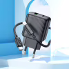 Зарядное устройство HOCO CS23A USB-C PD30W + 1xUSB QC3.0 + cable USB-C to Lightning black (6942007609951) - Image 9