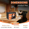 Батарея LiFePo4 YEAGULCH 12.8V - 100Ah (YEAGULCH-12,8V/100Ah) - Image 3