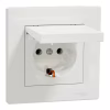 Розетка Schneider Electric ASFORA з кришкою, біла (EPH3100121) - Image 2