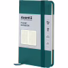 Книга записная Axent Partner, 95x140 мм, 96 листов, клетка, малахитовая (8301-31-A) - Image 2