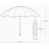Парасоля Xiaomi RunMi Super Portable Automatic Umbrella Black (6941413204217) - Image 9