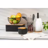 Фруктовница Ardesto Midori 25х25х13см, метал, дерево, чорний (AR0904B) - Image 6