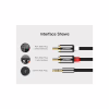 Кабель мультимедийный 3.5mm M to 2xRCA M 1.0m AV116 black Ugreen (10749) - Image 8