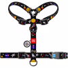 Шлей для собак WAUDOG Nylon с QR паспортом анатомическая H-образная "NASA" M (5542) - Image 2