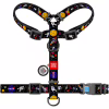 Шлея для собак WAUDOG Nylon з QR паспортом анатомічна H-подібна "NASA" M (5542) - Image 2