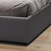 Кровать мягкая, MyBed Nela, 160х200, Серый, с подъемным механизмом - Image 9