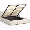 Ліжко м'яке, MyBed Nela, 160х200, Бежева, з підйомним механізмом - Image 2