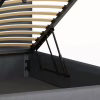 Кровать мягкая MyBed Nela 160х200 Серая с подъемным механизмом - Image 4