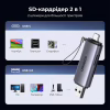 Зчитувач флеш-карт Ugreen USB-C + USB to TF/SD 3.0 CM185 gray (50706) - Image 4