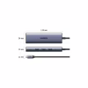 Концентратор Ugreen USB-C 5-in-1 3xUSB-A + 1xUSB-C PD100W + DisplayPort 4K60Hz black (75642) - Image 2