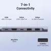 Концентратор Ugreen USB-C 7-in-1 2xUSB 3.0 + USB-C PD100W + HDMI 4K30Hz + SD/TF black (15214) - Image 3