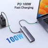Концентратор Ugreen USB-C 7-in-1 2xUSB 3.0 + USB-C PD100W + HDMI 4K30Hz + SD/TF black (15214) - Image 4