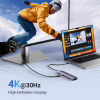 Концентратор Ugreen USB-C 7-in-1 2xUSB 3.0 + USB-C PD100W + HDMI 4K30Hz + SD/TF black (15214) - Image 5