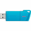 USB флеш накопичувач Kingston 64GB DataTraveler Exodia M USB 3.2 Gen1 Aqua Blue (KC-U2L64-7LB) - Image 2