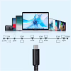 Дата кабель USB-C to USB-C 0.8m USB 4 100W 40Gbps 8K60Hz Choetech (XCC-1028) - Image 7
