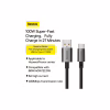 Дата кабель USB 2.0 AM to USB-C 1.0m Superior Fast Charging 100W cluster black Baseus (P10320102114-00) - Image 10