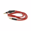 Кабель мультимедійний 3.5mm M to 3.5mm M 1.0m + microphone red Voltronic (ZDL-AUXcM/1.0m) - Image 2