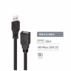 Дата кабель USB 2.0 AM/AF 1.8m black ColorWay (CW-CBUF076-BK) - Image 5