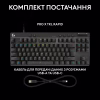 Клавиатура Logitech G PRO X TKL Rapid Linear USB UA Black (920-013233) - Image 12
