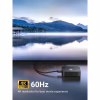 Кабель мультимедійний HDMI M to HDMI M 2.0m 90° corner HD103 black Ugreen (10173) - Image 2