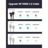 Кабель мультимедійний HDMI M to HDMI M 2.0m 90° corner HD103 black Ugreen (10173) - Image 5