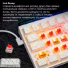 Клавіатура Ajazz NK68 Red Switch USB UA White (NK68-R-S-W) - Image 11