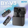 Микрофон Boya BY-V3 combo Type-C/Lightning Black (BY-V3 Combo) - Image 7