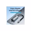 Переходник USB-C to RJ45 Ethernet 1000Mbps black Vention (CFPHB) - Image 6