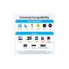 Перехідник USB-C to RJ45 Ethernet 1000Mbps black Vention (CFPHB) - Image 7