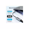 Перехідник USB-C to RJ45 Ethernet 1000Mbps black Vention (CFPHB) - Image 8