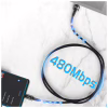 Дата кабель USB 2.0 AM to USB-C 0.5m 6A Essager (EXCT-CGB01) - Image 5