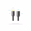 Кабель мультимедийный HDMI M to HDMI F 0.5m 4K60Hz black Vention (AHCBD) - Image 6