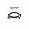 Кабель мультимедійний HDMI M to DVI M 1.5m 24+1pin 4K60Hz black Vention (ABFBG) - Image 3
