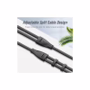Кабель мультимедийный 3.5mm M to 2x3.5mm F 0.3m black Vention (BBWBY) - Image 5
